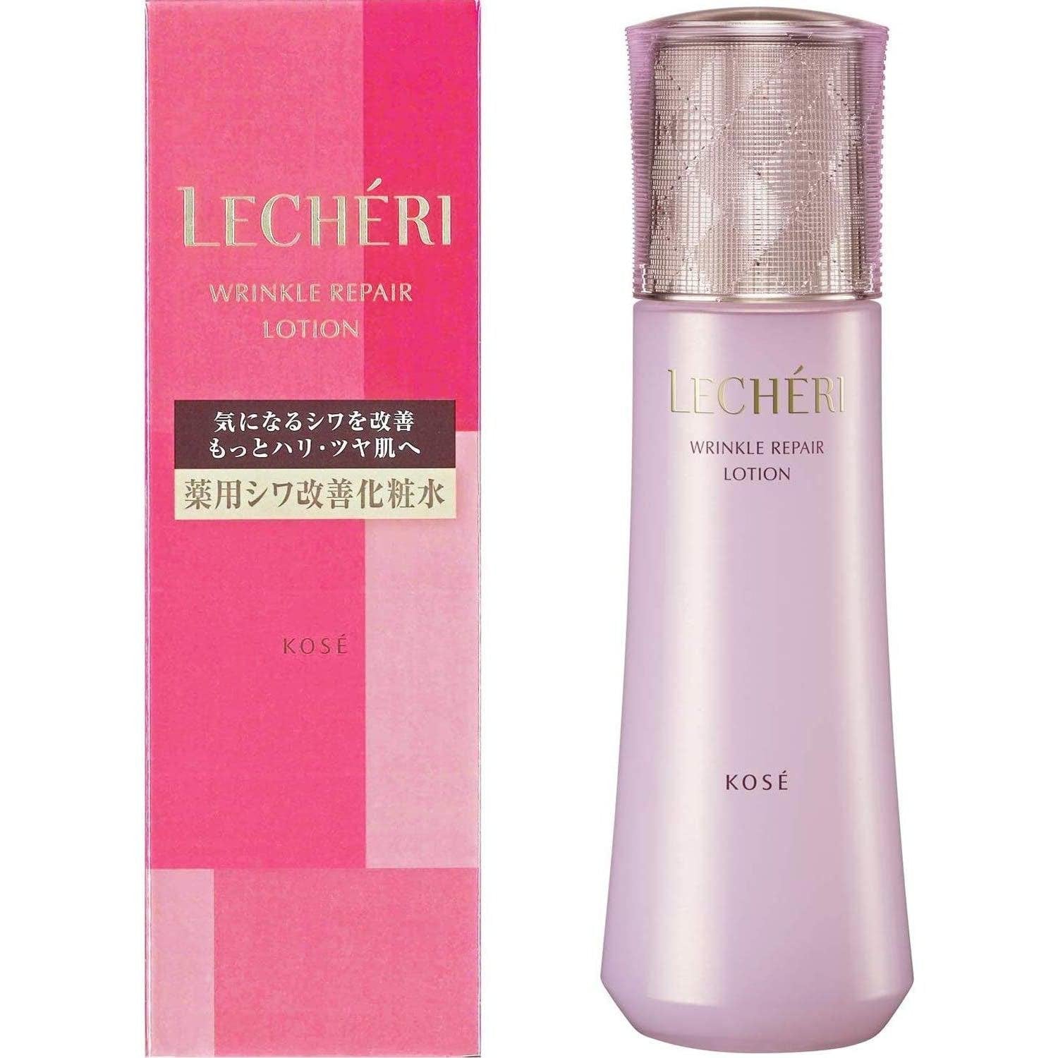 Kose Lecheri Wrinkle Repair Lotion Anti Wrinkle Skin Moisturizer 160ml - YOYO JAPAN