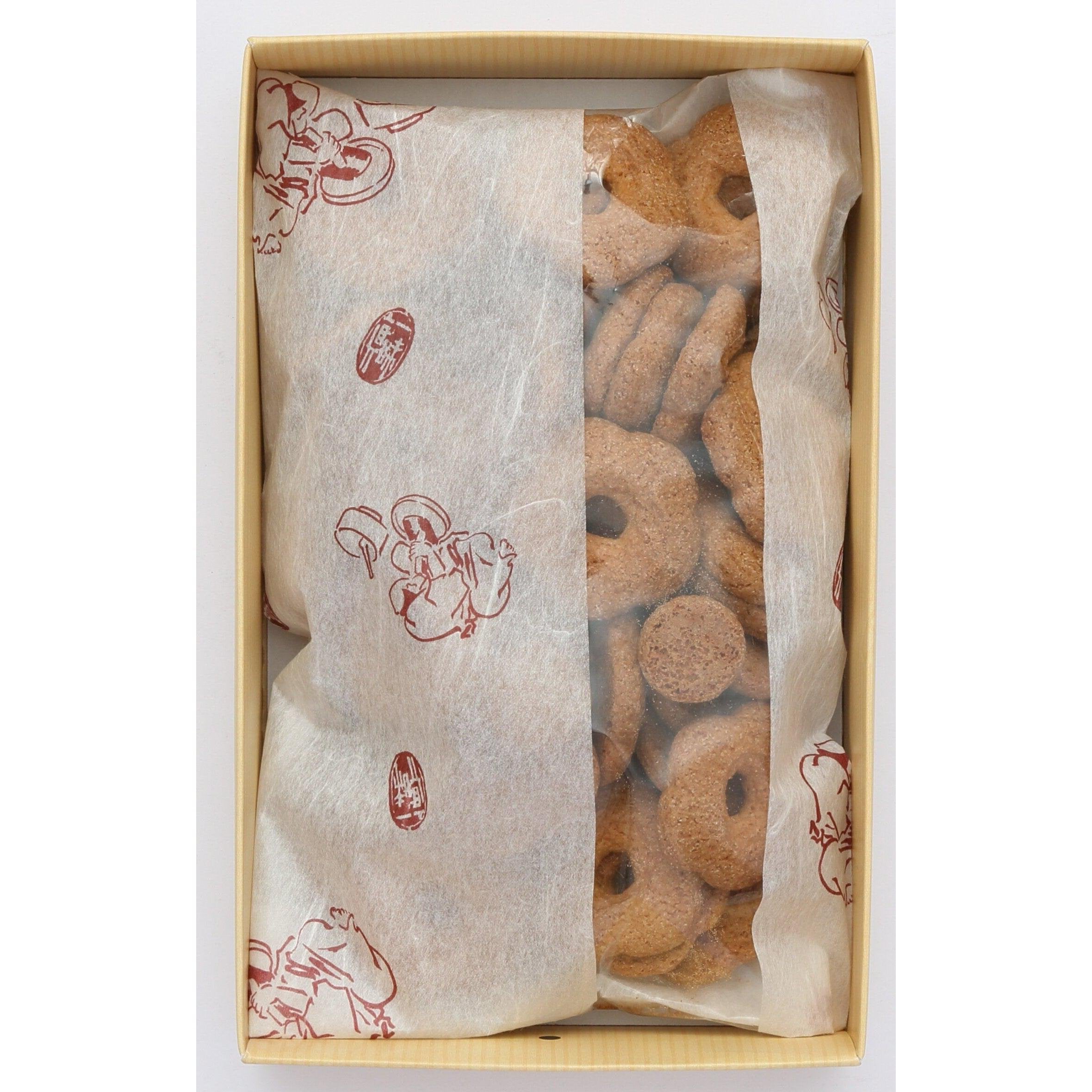 Kawamichiya Soba Boro Japanese Buckwheat Cookies 190g - YOYO JAPAN