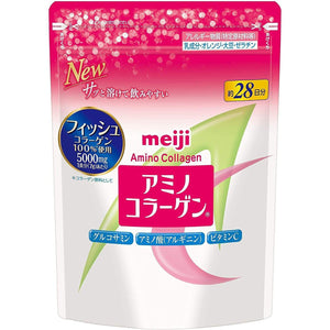 Meiji Amino Collagen Powder Beauty Supplement 196g (for 28 days) - YOYO JAPAN