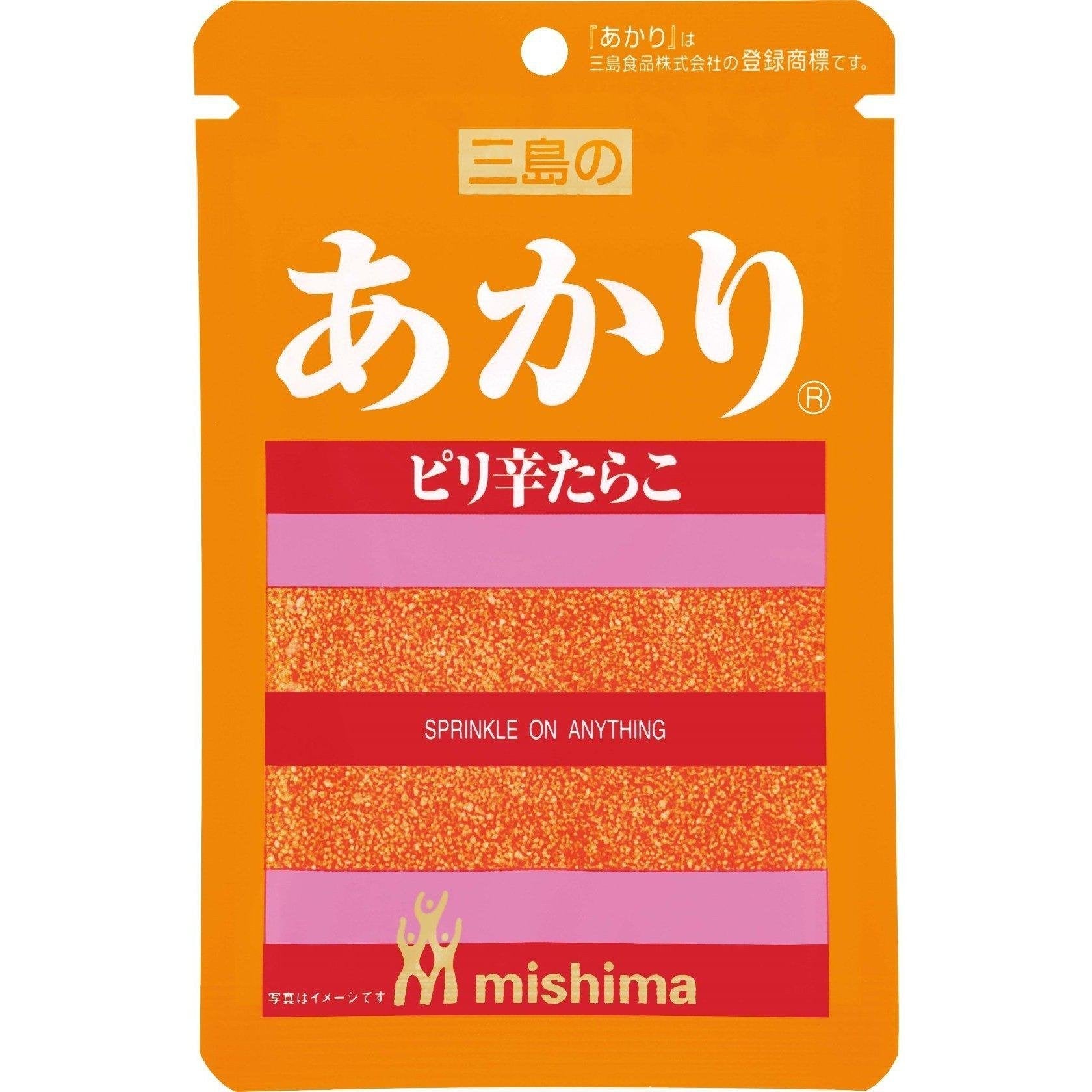 Mishima Akari Furikake Spicy Dried Cod Roe Rice Seasoning 12g - YOYO JAPAN