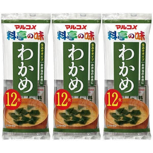 Marukome Instant Miso Soup Wakame (Pack of 3) - YOYO JAPAN