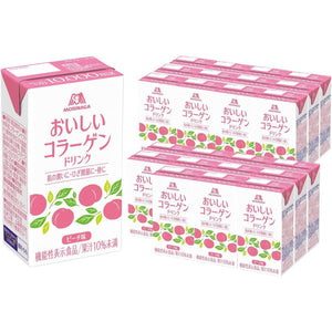 Morinaga Oishi Collagen Drink Peach Flavor 24 Cartons - YOYO JAPAN