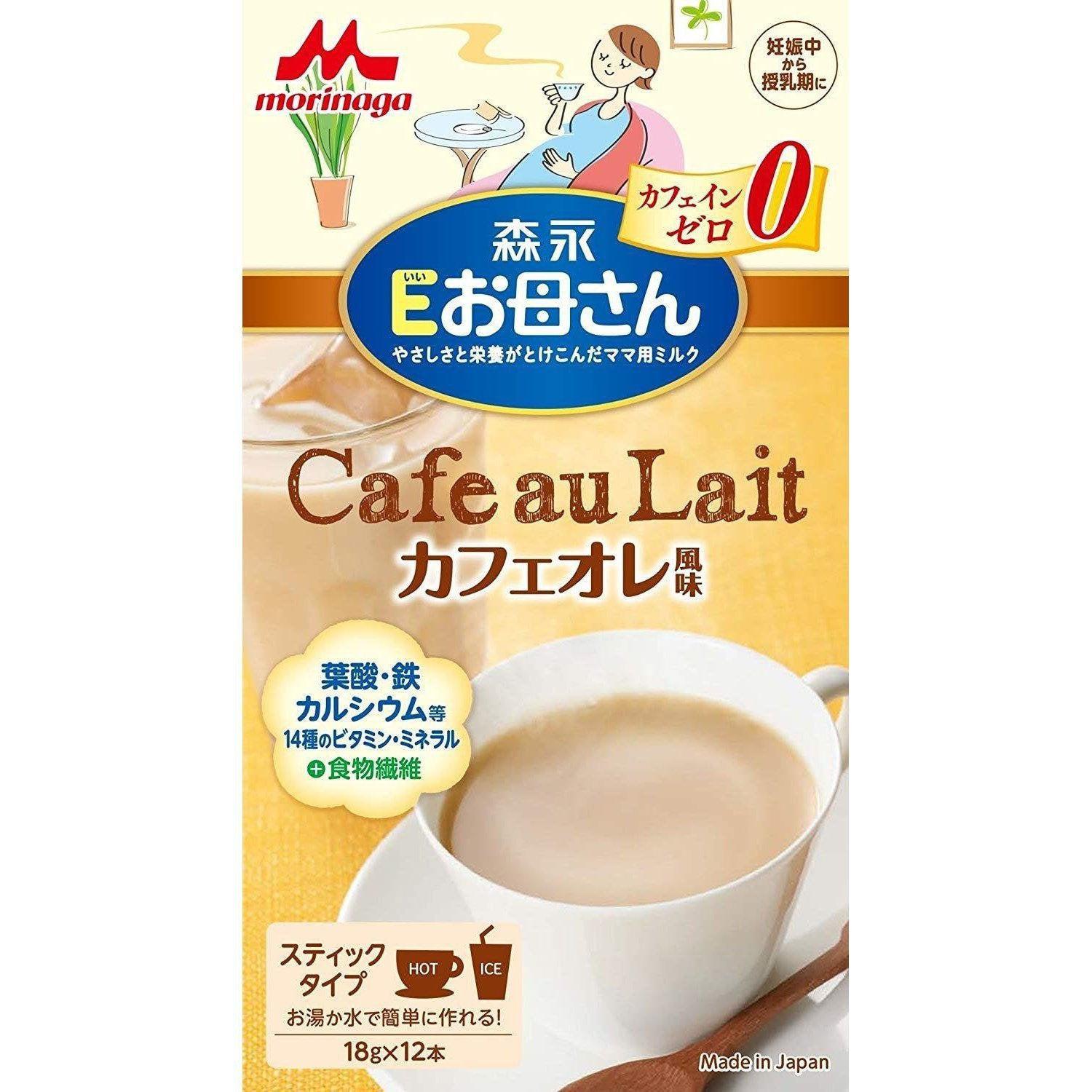 Morinaga Eokasan Pregnancy Supplement Cafe au Lait Flavor 12 Servings - YOYO JAPAN