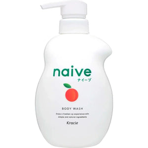Kracie Naive Peach Body Soap Wash 530ml - YOYO JAPAN