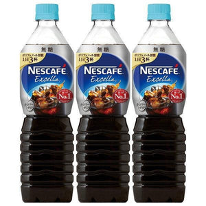 Nestlé Nescafé Excella Sugar-free Black Coffee Bottle 900ml x 3 Bottles - YOYO JAPAN