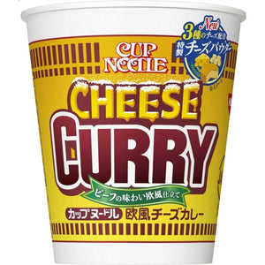 Nissin Cup Noodle European Style Cheese Curry Instant Ramen Noodles 85g (Pack of 6) - YOYO JAPAN