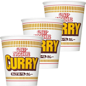 Nissin Cup Noodle Curry Instant Curry Ramen Noodles (Pack of 3) - YOYO JAPAN
