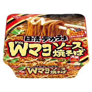 Nissin Dekauma Mayo Yakisoba Instant Noodles Big Serving (Pack of 3) - YOYO JAPAN