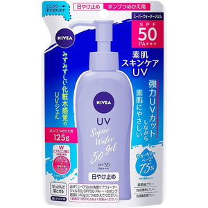 Nivea Sun Protect Super Water Gel Sunscreen Refill SPF50 PA+++ 125g - YOYO JAPAN