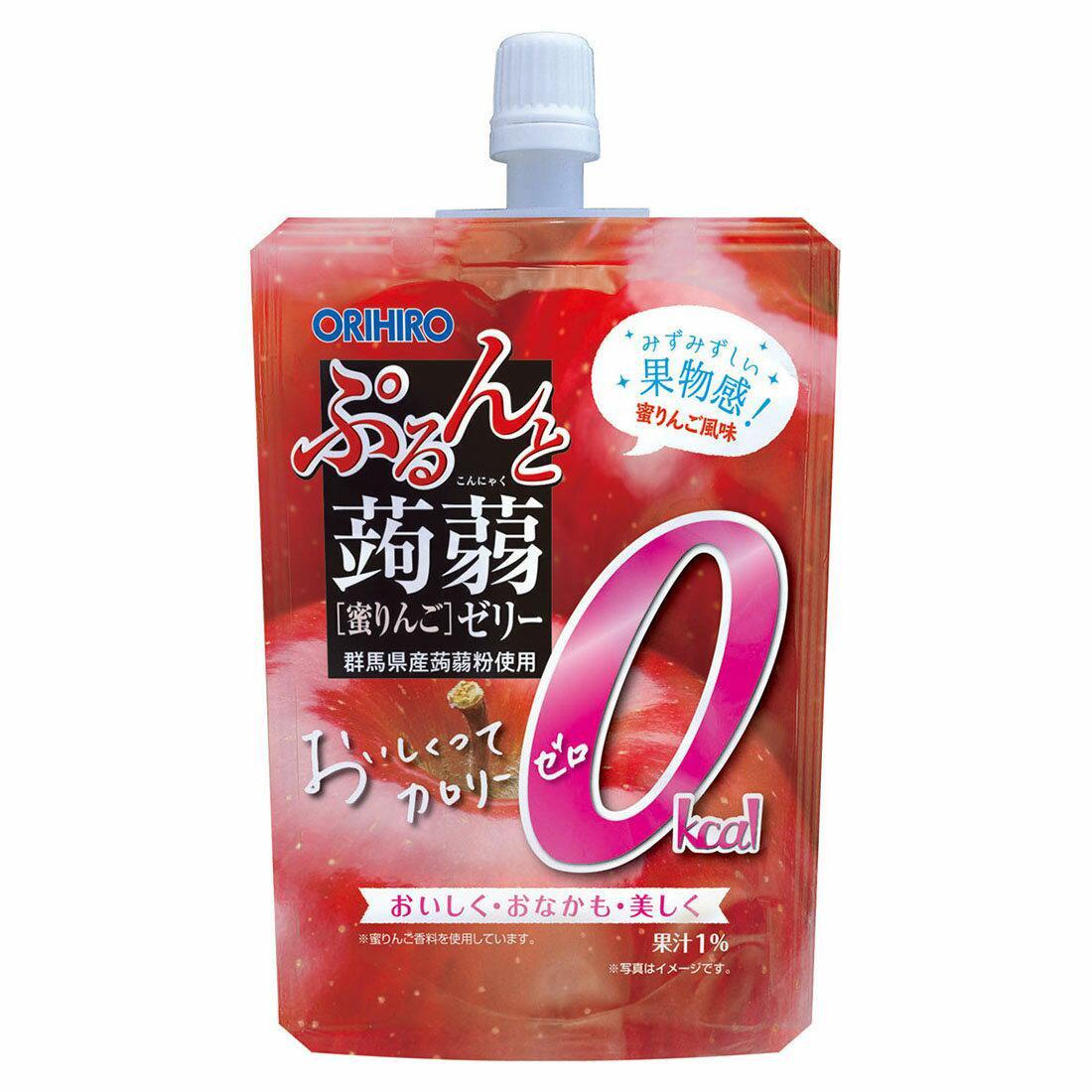 Orihiro Drinkable Konjac Jelly Calorie Free Diet Supplement Apple Flavor 130g - YOYO JAPAN