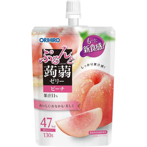 Orihiro Drinkable Konjac Jelly Drink Peach Flavor 130g - YOYO JAPAN