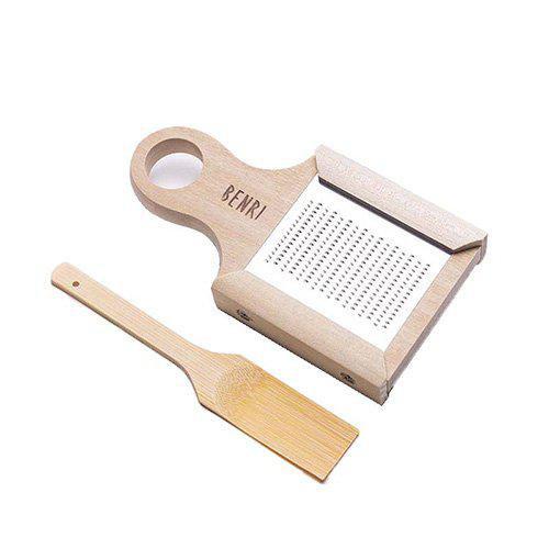 Wooden Japanese Wasabi Oroshi Grater & Paddle - YOYO JAPAN
