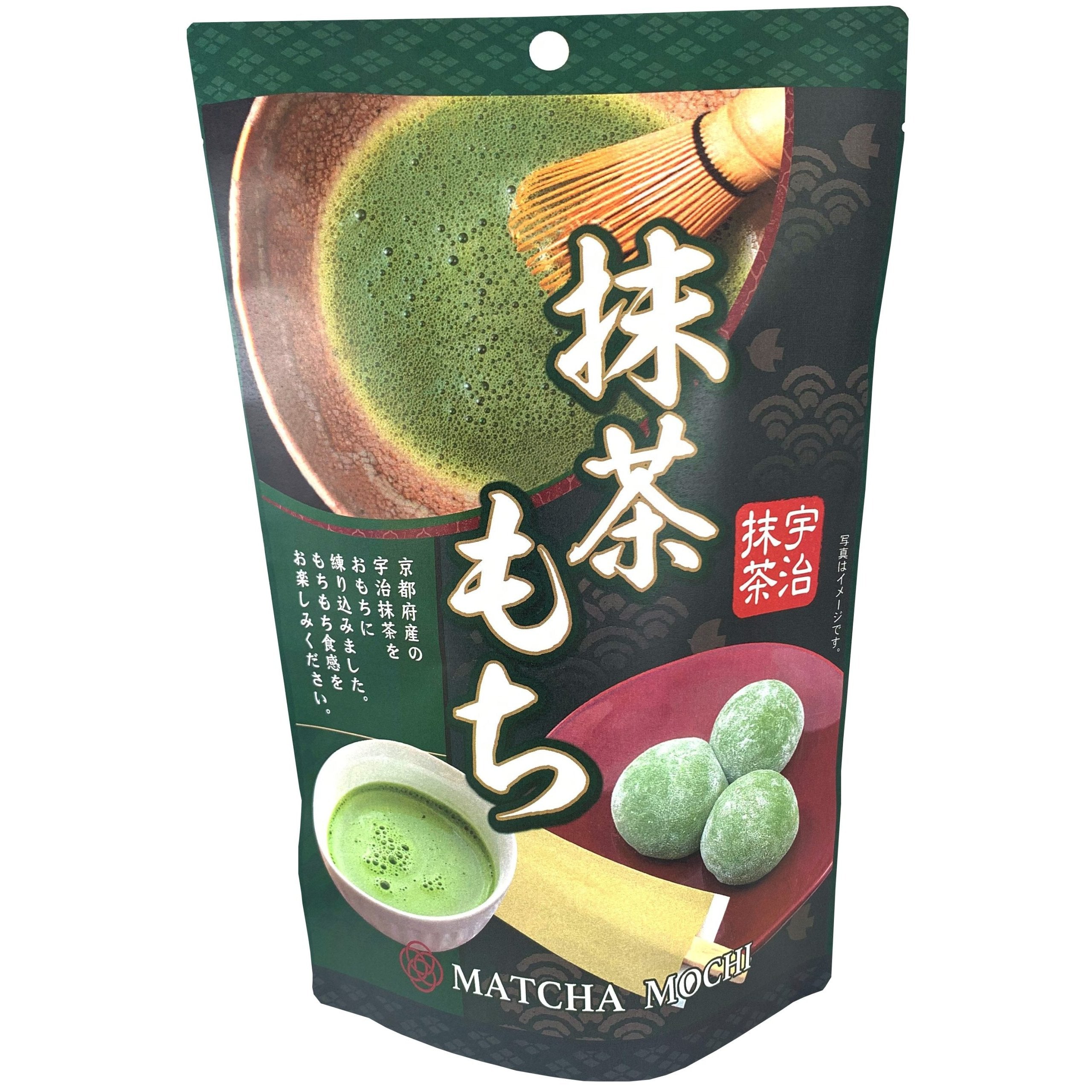 Seiki Bite Sized Mochi Snack Matcha Green Tea Flavor 130g - YOYO JAPAN