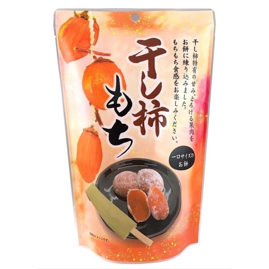 Seiki Bite Sized Daifuku Mochi Snack Dried Persimmon Flavor 130g - YOYO JAPAN