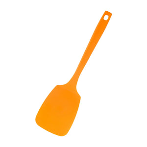 Shimomura Heat-Resistant Flexible Kitchen Spatula Nylon Turner Orange - YOYO JAPAN