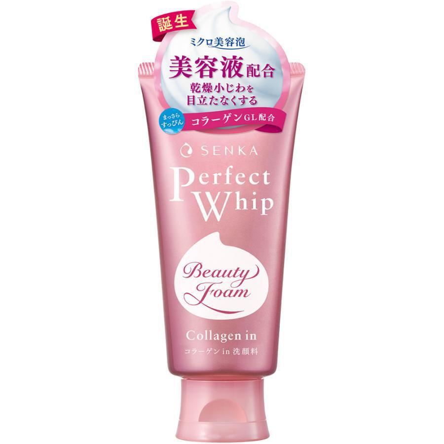 Shiseido Senka Perfect Whip Collagen In Cleanser 120g - YOYO JAPAN