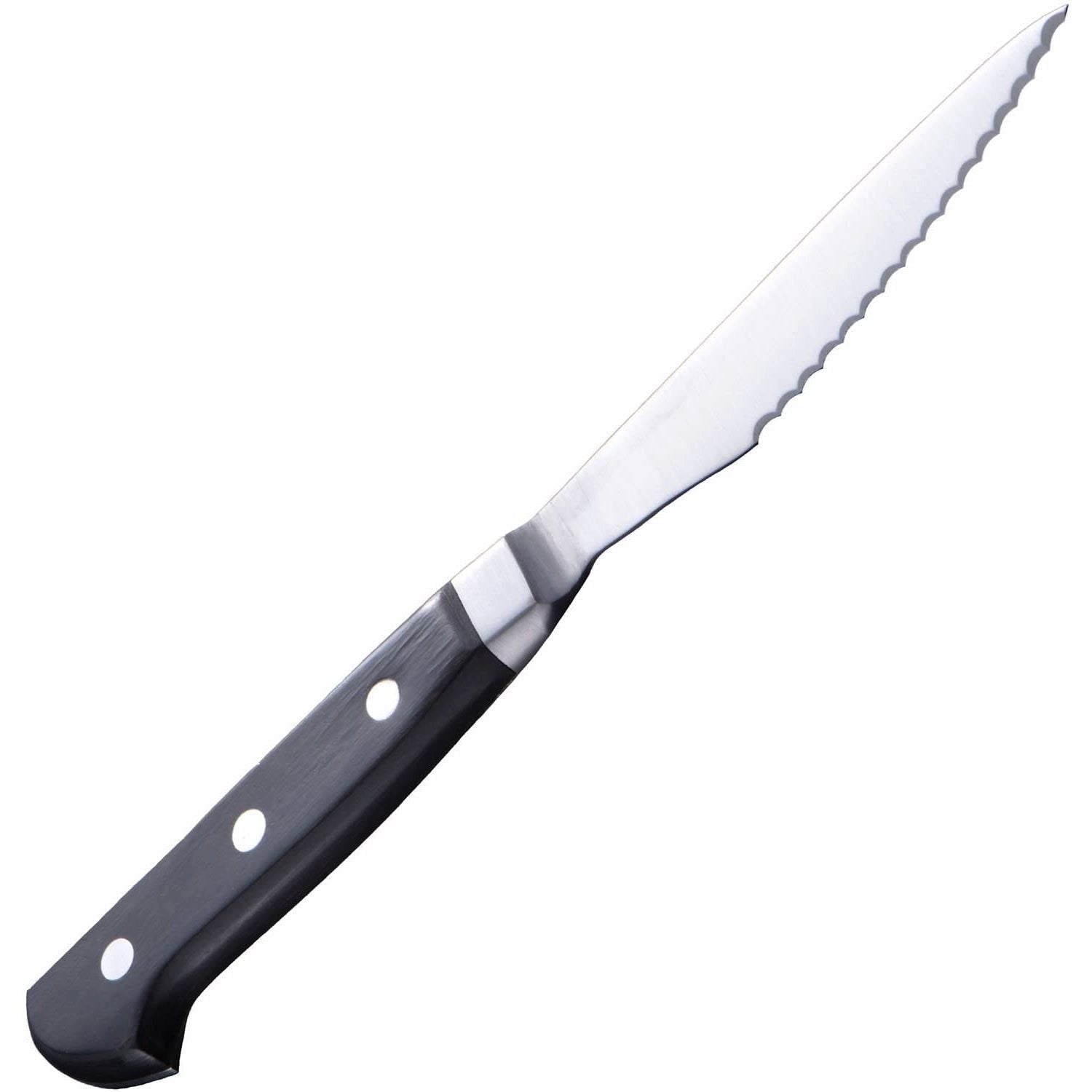Molybdenum Steel Serrated Steak Knife with Wood Handle 230mm - YOYO JAPAN