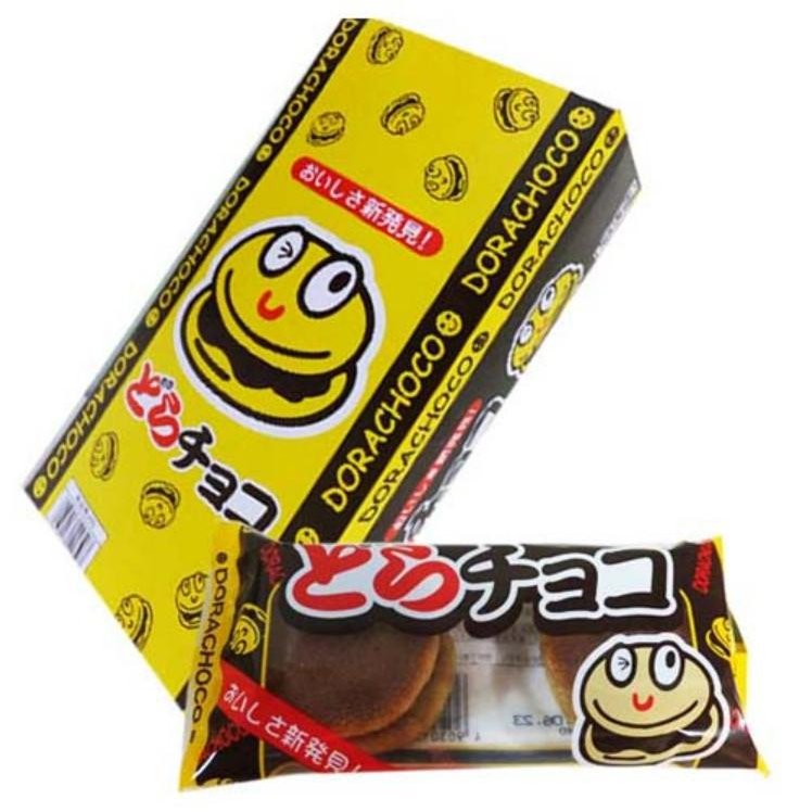 Yaokin Dorachoco Chocolate Dorayaki Snack (Box of 20 Packs) - YOYO JAPAN