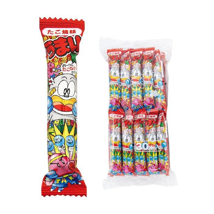 Yaokin Umaibo Takoyaki Corn Puff Snack (Pack of 30 Pieces) - YOYO JAPAN