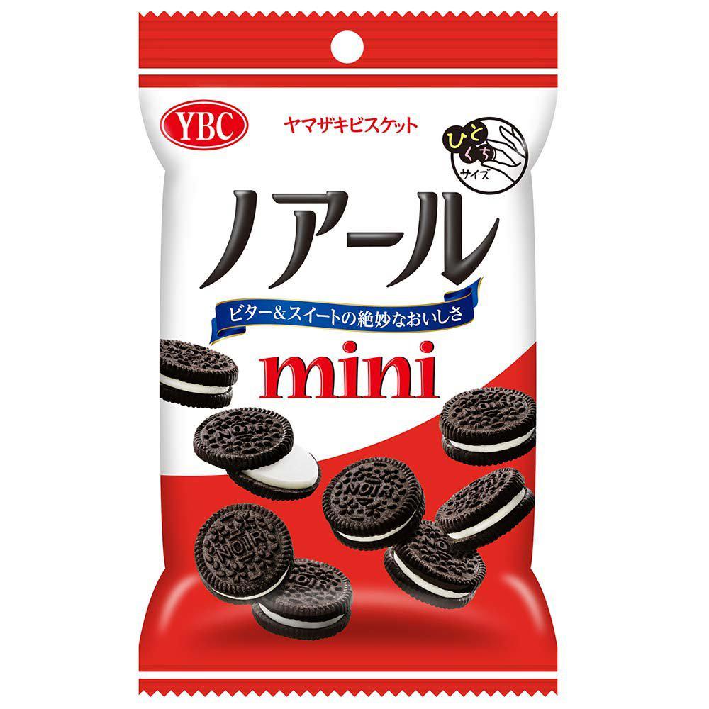 Yamazaki Biscuits Mini Noir Black Cocoa Sandwich Cookies (Pack of 3) - YOYO JAPAN
