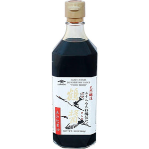 Yamaroku Tsurubishio Shoyu Barrel Aged Japanese Soy Sauce 500ml - YOYO JAPAN