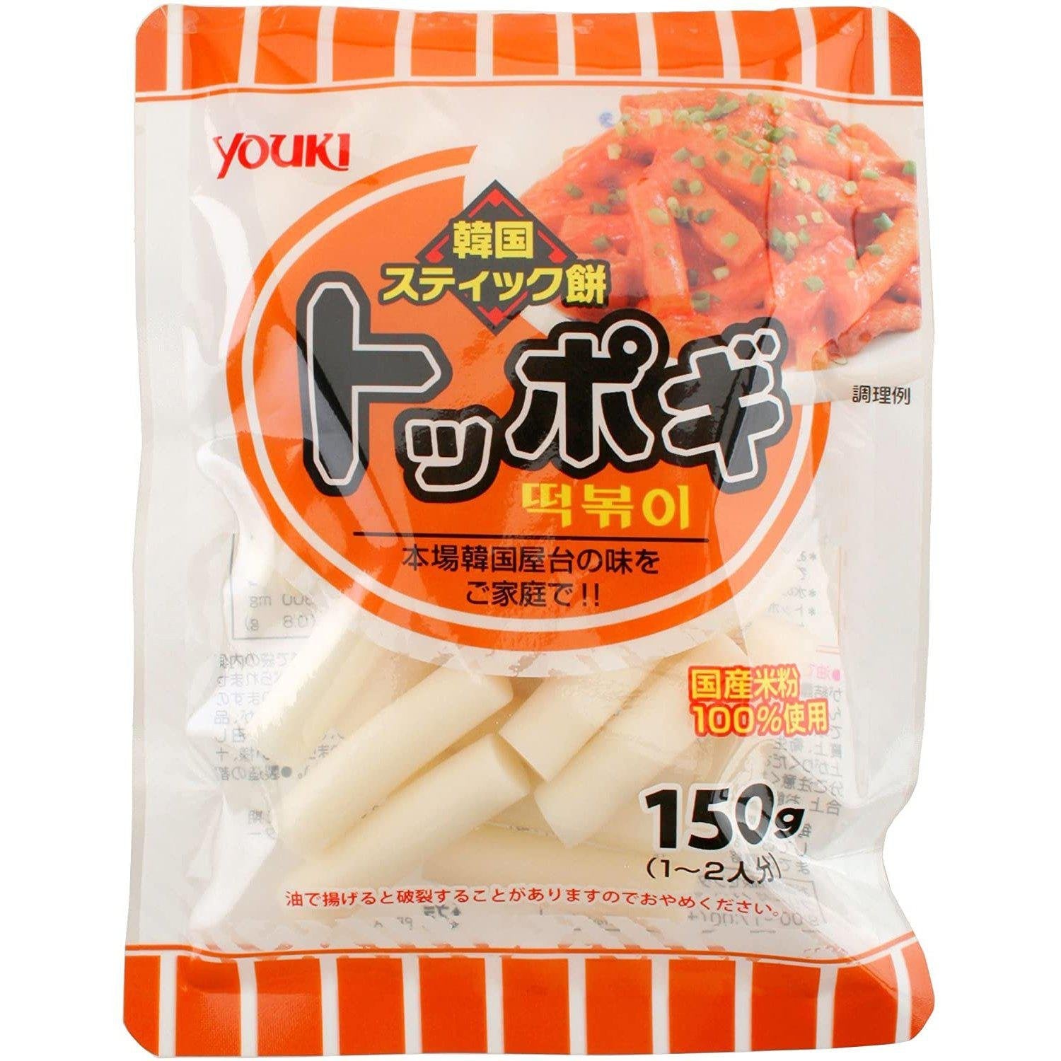 Youki Toppogi Korean Rice Cake Sticks (Pack of 3) - YOYO JAPAN