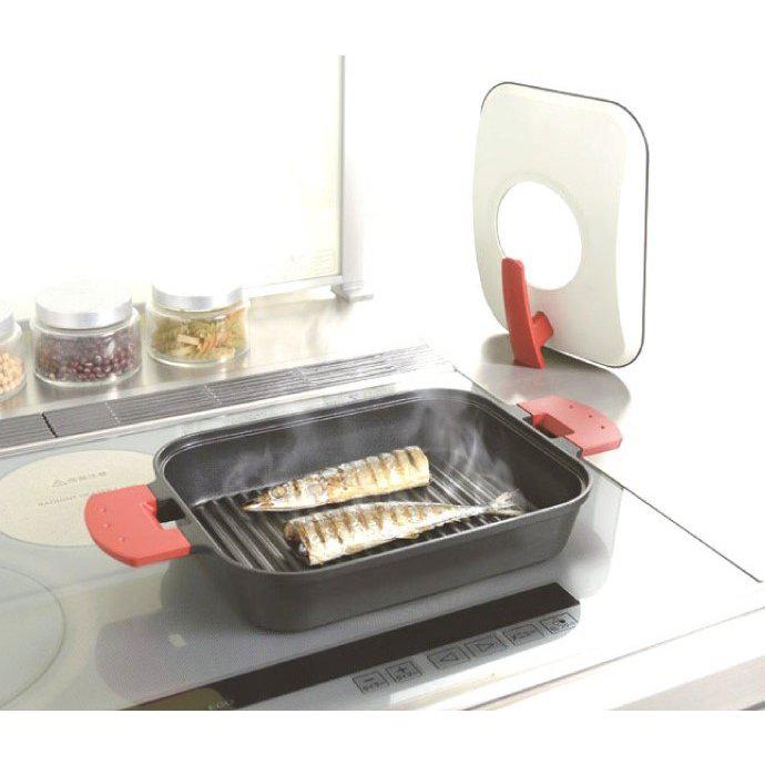 Uchicook Steam Grill with Metal Lid Red UCS15 - YOYO JAPAN