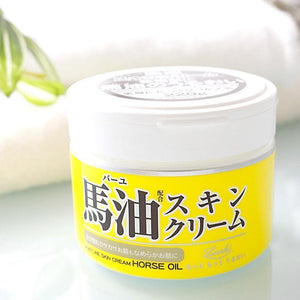 Loshi Horse Oil Skin Cream Moisture 220g - YOYO JAPAN