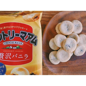 Fujiya Country MA'AM Soft Chocolate Chip Cookies Rich Vanilla Flavor 12 Pieces - YOYO JAPAN