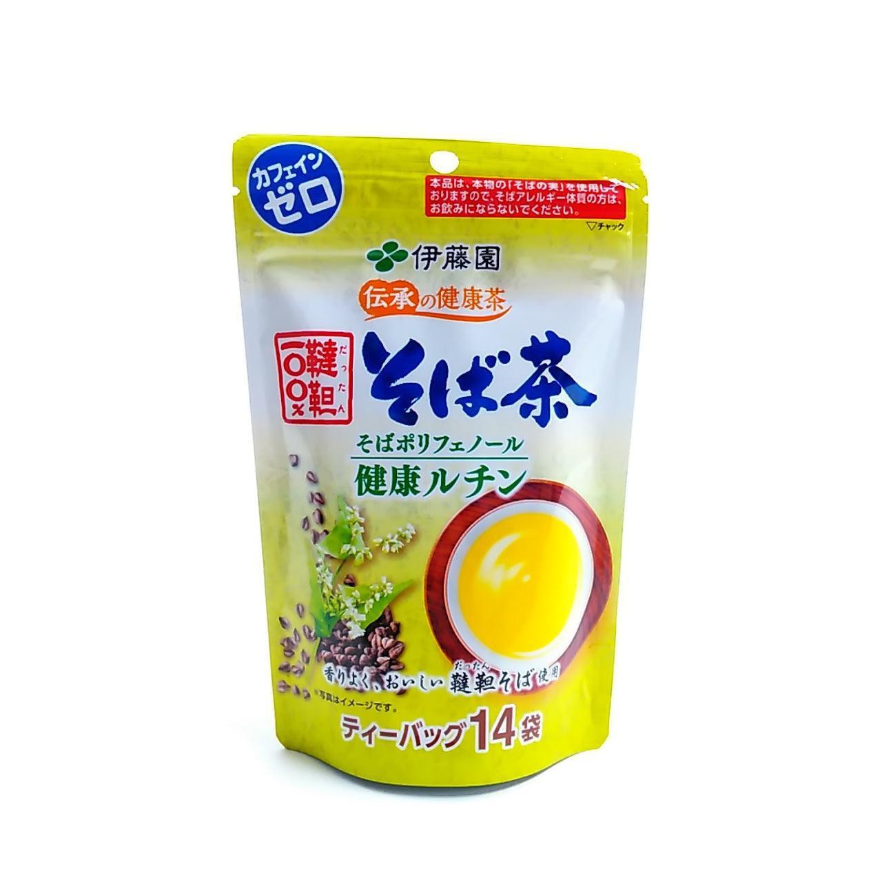 Itoen Sobacha Decaffeinated Tartary Buckwheat Tea Bags 14 ct. - YOYO JAPAN
