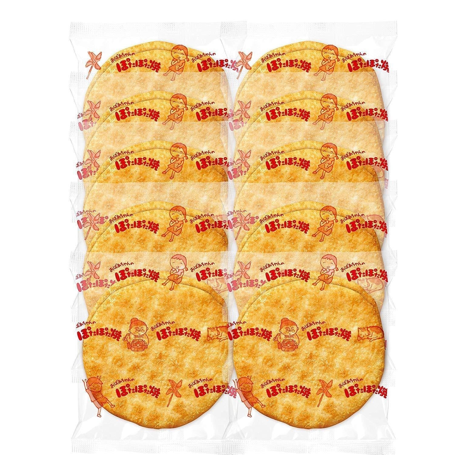 Kameda Auntie's Potapota Yaki Senbei Rice Crackers 20 pcs. (Pack of 3) - YOYO JAPAN