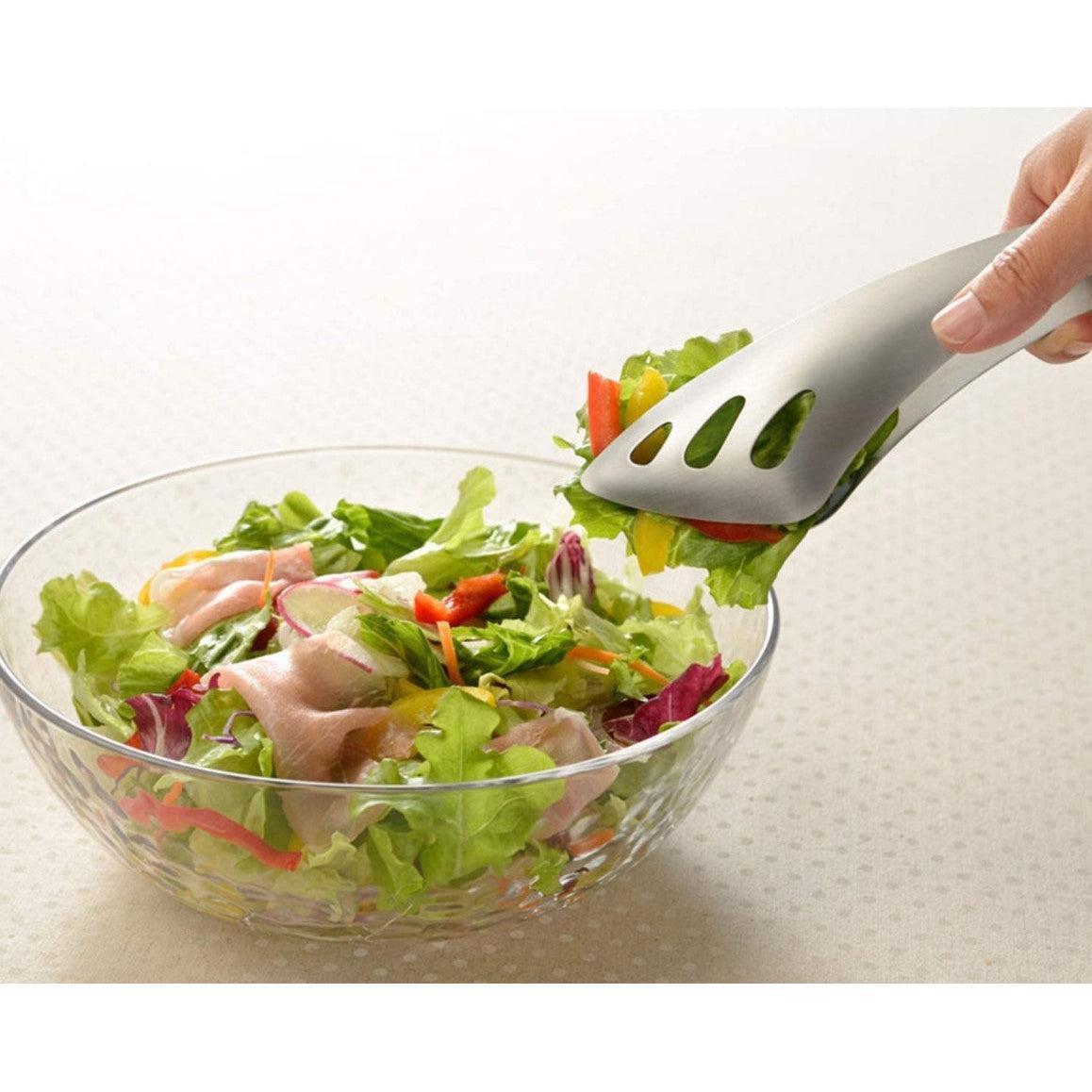 Leye Yubisaki Server Tongs Kitchen Tongs LS1514 - YOYO JAPAN