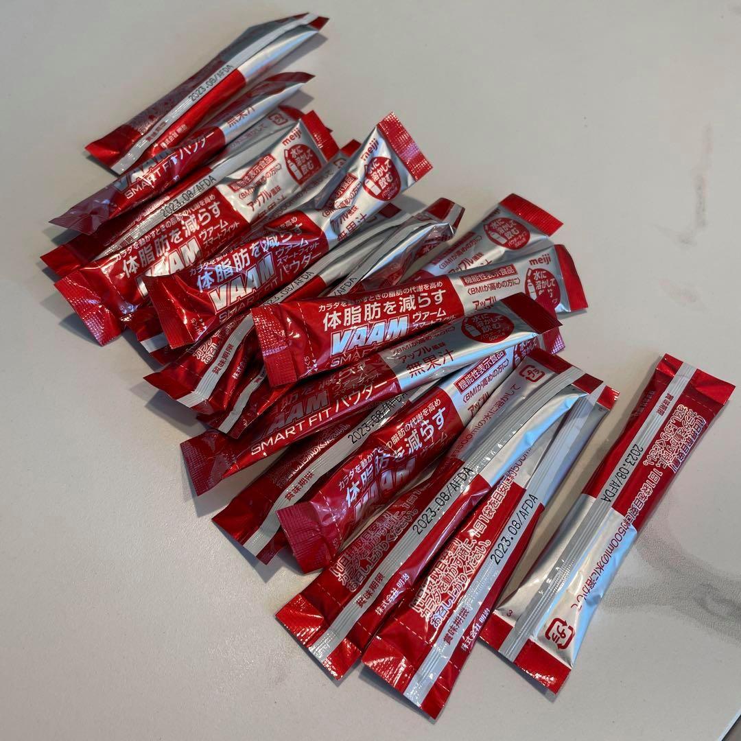 Meiji Vaam Smart Fit Powder Apple Flavor 20 Packets - YOYO JAPAN