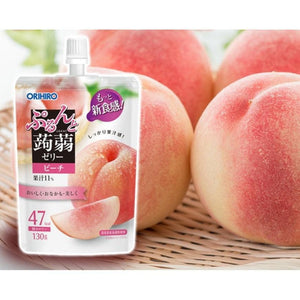 Orihiro Drinkable Konjac Jelly Drink Peach Flavor 130g - YOYO JAPAN