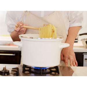 Wooden Spaghetti Spoon Natural Wood Pasta Server 300mm - YOYO JAPAN