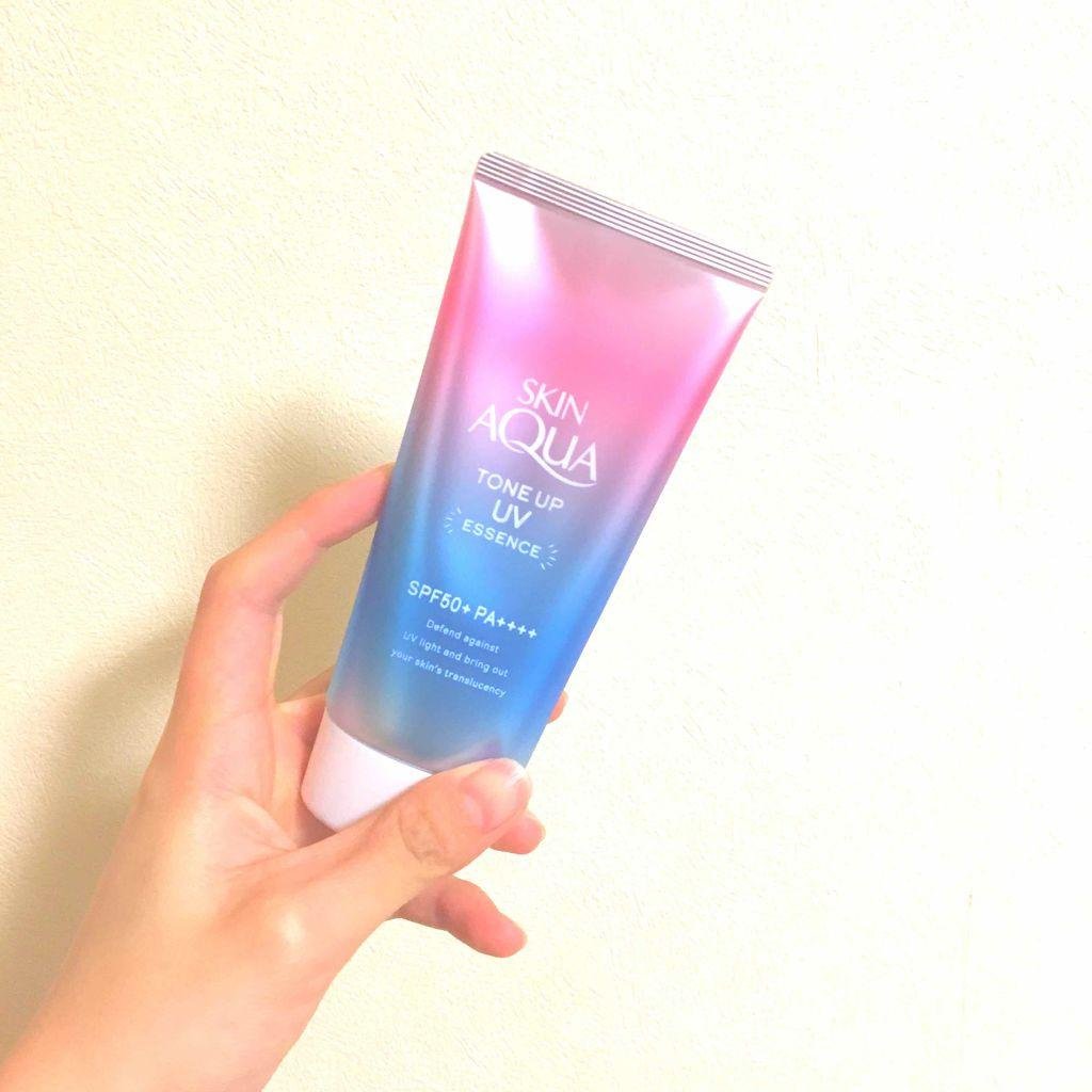 Rohto Skin Aqua Tone Up UV Essence SPF50+ PA++++ 80g - YOYO JAPAN
