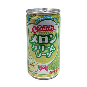 Sangaria Marofuwa Melon Cream Soda Drink 190g (Box of 30 Cans) - YOYO JAPAN