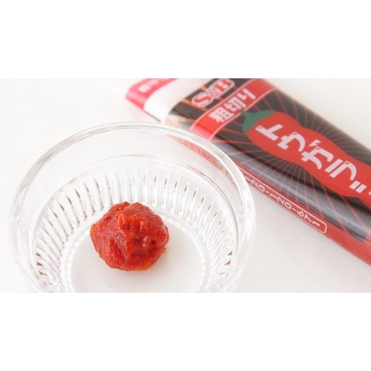 S&B Chopped Red Chili Pepper Paste Tube 38g - YOYO JAPAN