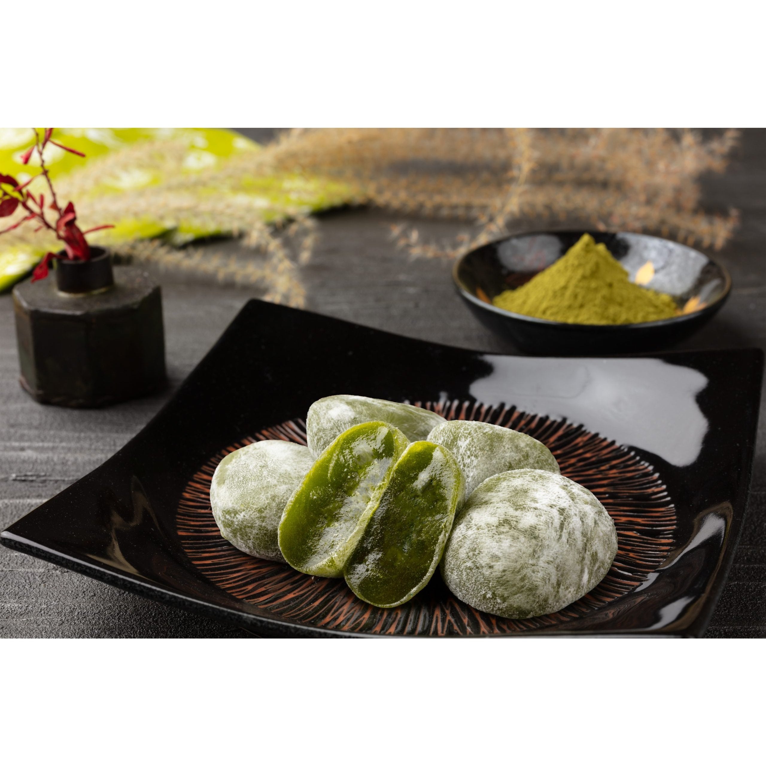 Seiki Bite Sized Mochi Snack Matcha Green Tea Flavor 130g - YOYO JAPAN