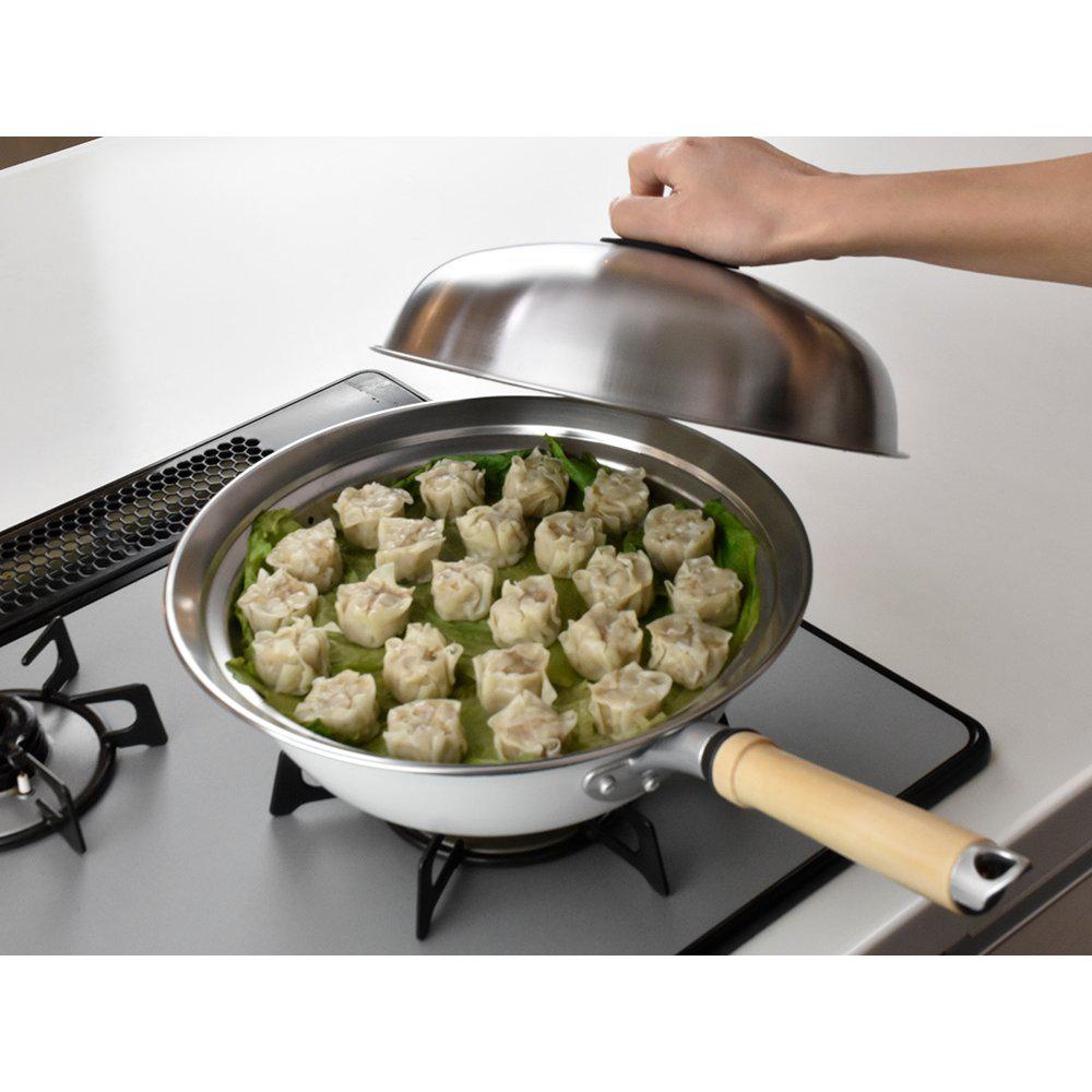 Wahei Freiz Stainless Steel Steamer Insert Dome 24-26cm - YOYO JAPAN