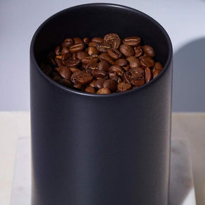 Porcelain Canister Mino Ware Coffee Canister Black C820BK - YOYO JAPAN