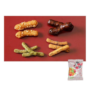 Hagitsuki Senbei Mix Japanese Rice Crackers Variety Box (18 Bags) - YOYO JAPAN