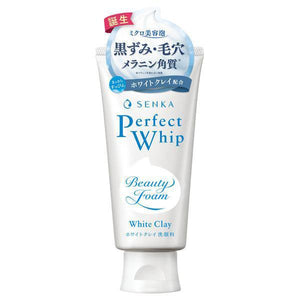 Shiseido Senka Perfect Whip White Clay Pore Cleanser 120g - YOYO JAPAN