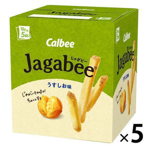 Calbee Jagabee Potato Sticks Snack Lightly Salted (Pack of 5 Boxes) - YOYO JAPAN