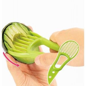 Shimomura Avocado Cutter All-In-One Avocado Slicing & Peeling Tool - YOYO JAPAN