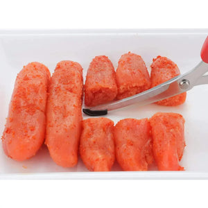 Shimomura Curved Kitchen Scissors Serrated Non-Scratch Scissors - YOYO JAPAN