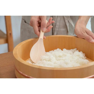Umezawa Hinoki Rice Paddle Japanese Cypress Wood Rice Scoop - YOYO JAPAN