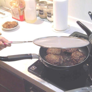 Metal Splatter Screen 18-8 Stainless Steel 29cm - YOYO JAPAN