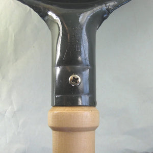 Yamada Kogyo Round Bottom Iron Wok with Wooden Handle (1.2mm) - YOYO JAPAN