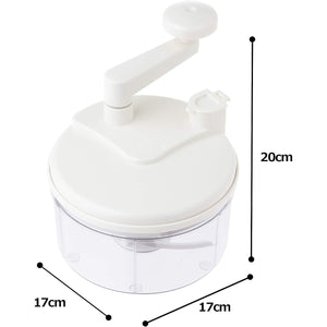 Shimomura Manual Food Chopper Spinning Vegetable Mincer - YOYO JAPAN